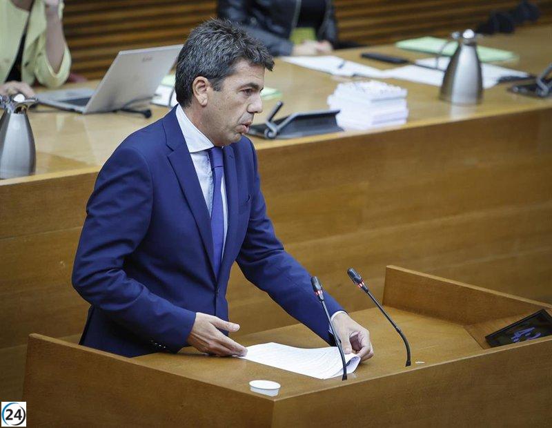 Mazón arremete contra el Gobierno de Sánchez y vaticina: 