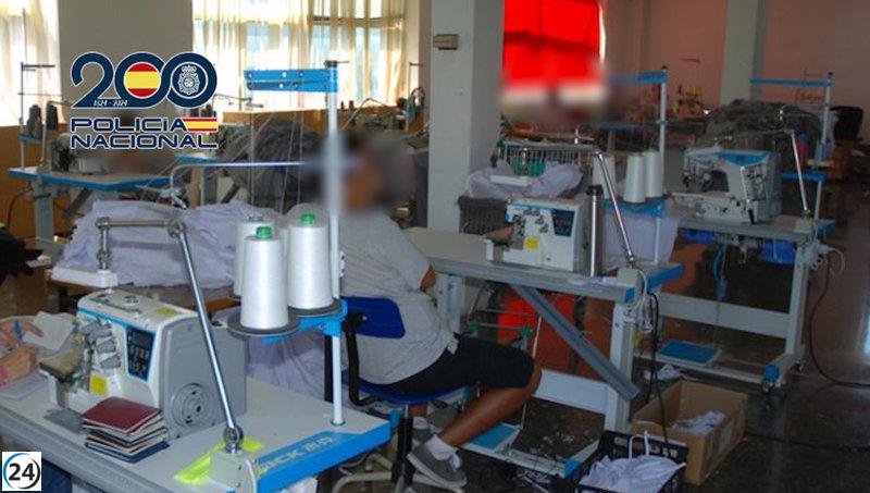 Capturados dueños de taller textil ilegal en Aldaia por abuso laboral.