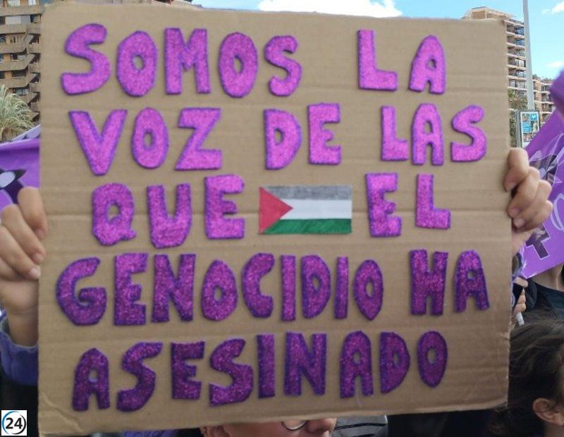 Estudiantes reclaman en València el fin de la negación de la violencia machista: 