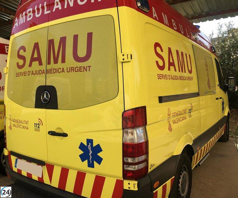 Dos arrestados después de pelea familiar en Torrent con un herido de arma blanca.