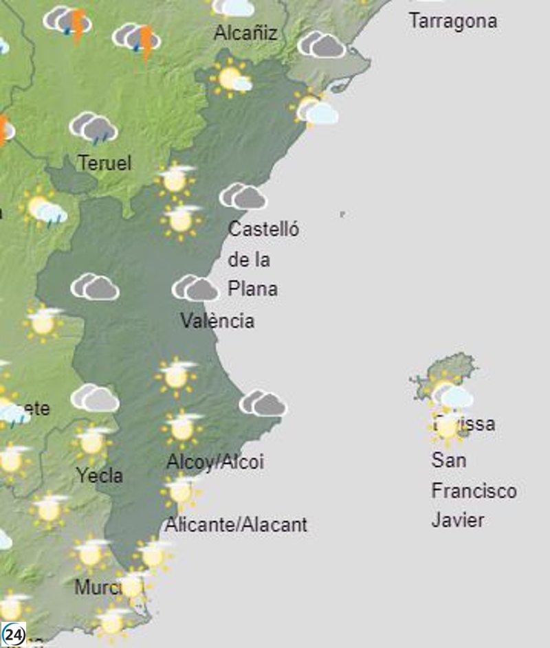 La Comunitat Valenciana experimenta un descenso en las temperaturas máximas con la llegada de la primavera.