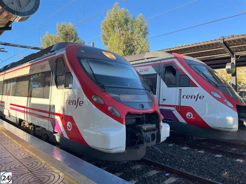 El servicio ferroviario entre Silla y Cullera vuelve a funcionar tras reparar la catenaria.