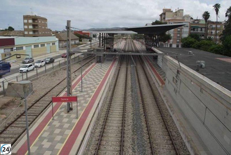 Paralizada la conexión ferroviaria entre Silla y Cullera debido a una falla en la catenaria.