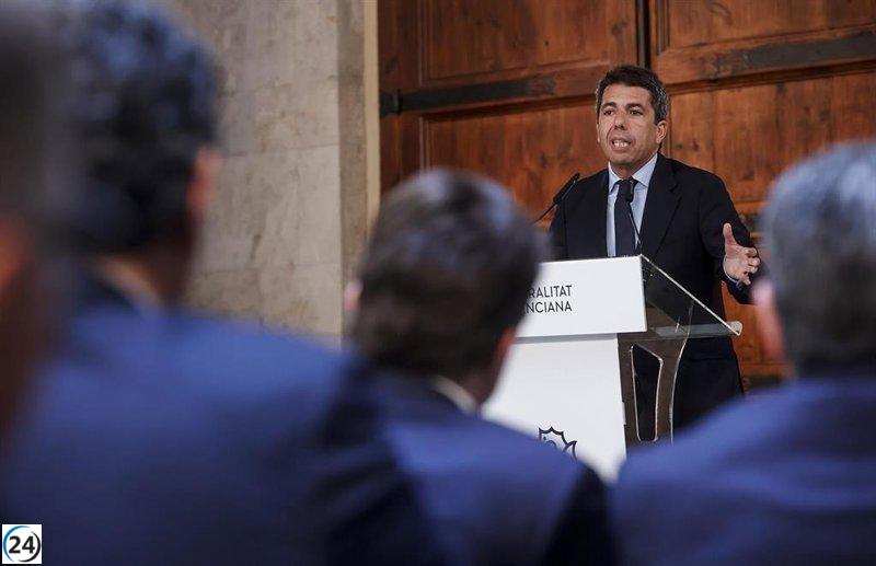 Mazón apoya ley de concordia y critica Gobierno por dar 