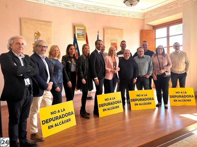El Consell de Valencia desiste de construir la planta de tratamiento de aguas residuales en Alcàsser debido a la oposición de la comunidad y su ubicación en zona propensa a inundaciones.