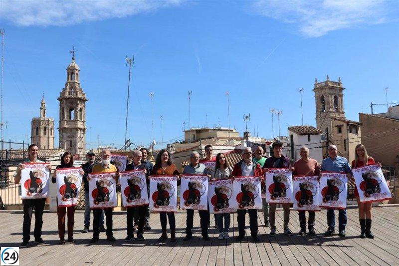 La manifestación del 25 de abril contra los retrocesos democráticos del Consell de PP y Vox