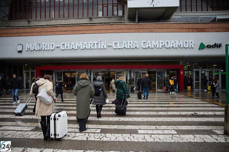 Renfe ajusta rutas València-Madrid por obras en estación Chamartín