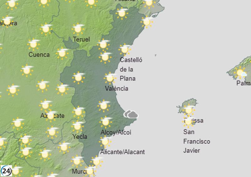 El sábado comenzará con nieblas matinales y temperaturas en ascenso hasta los 28º.
