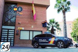 Ladrón detenido tras robar gasolina de autos en Alicante.