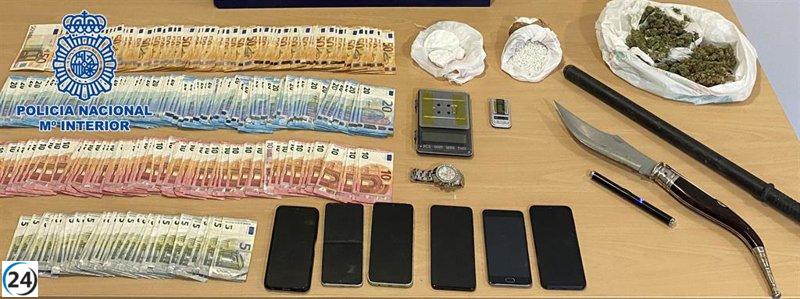 Desmantelado un narcopunto en Almassora, en el Grupo Fátima.