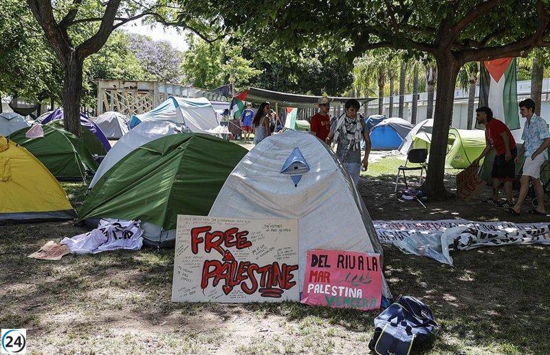 Estudiantes UPV abandonan Acampada por Palestina pero prometen mantener la presión.