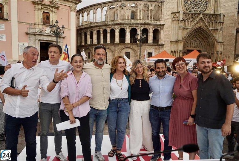 Díaz solicita respaldo a Sumar para evitar retorno de Feijóo y salvaguardar un Gobierno ejemplar a nivel internacional