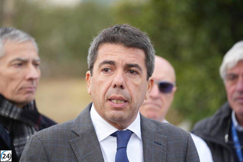 Mazón se muestra cauto ante el posible regreso de Camps a la política.