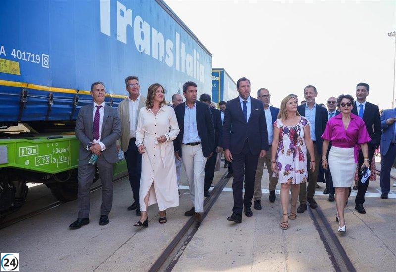 Nueva autopista marítimo-ferroviaria València-Madrid reduce emisiones de CO2.