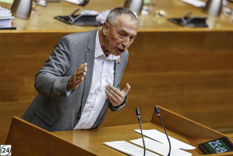 Baldoví acusa a Mazón de ser el delegado de Feijóo y cuestiona su credibilidad en tema de financiación.