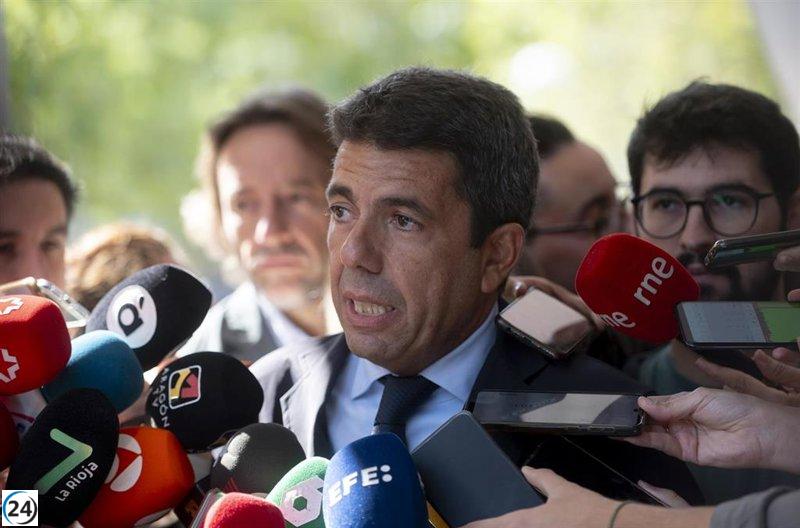 Mazón critica al PSPV por romper el consenso en el fondo de nivelación