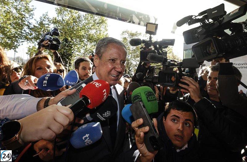 PP no reprobará a Zaplana hasta que haya sentencia firme, pero no tendría problema en hacerlo.