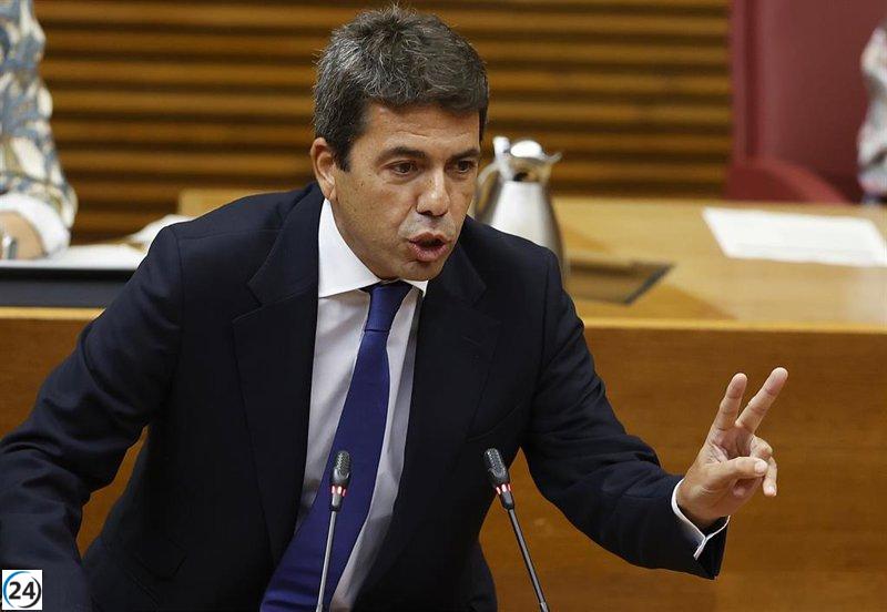 Mazón acepta haberse reunido con Vox para discutir Presupuestos de la Generalitat de 2025