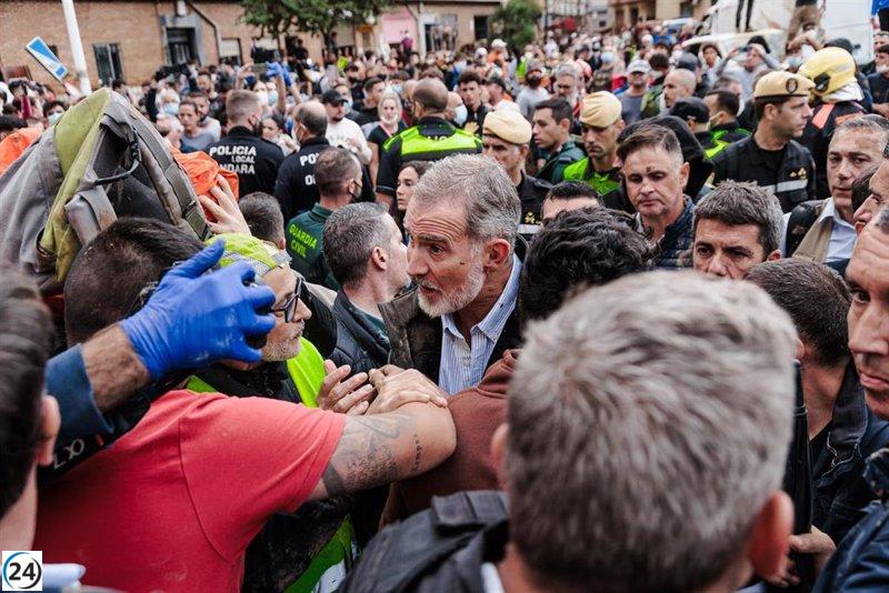 El Rey retornará a Valencia el martes para reconocer a las fuerzas militares que asisten tras la DANA.