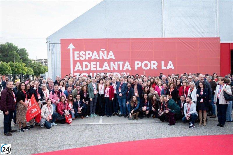 Nuevos integrantes de la Ejecutiva Federal del PSOE: Bernabé, España, Soler y Baños.