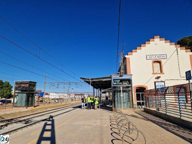 Transportes anticipa para el 16 de diciembre la reactivación de las líneas C1 y C2 de València afectadas por la dana.