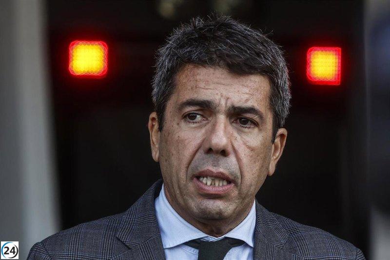 La Presidencia aclara que la comida de Mazón durante la dana no fue financiada por la Generalitat al ser él presidente del PPCV.