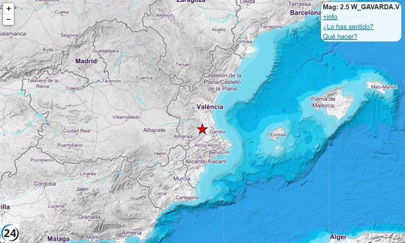 Gavarda experimenta un sismo de 2,5 grados.