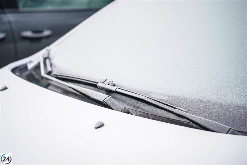 Frente frío provoca un descenso de temperaturas a -7,8º en Utiel.