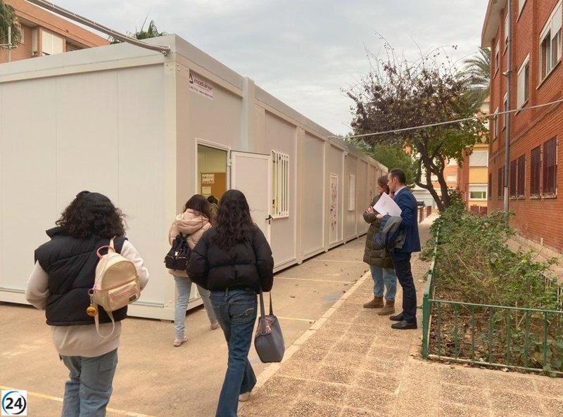 Educación aprueba instalación de aulas prefabricadas en CEIP de Paiporta y Alfafar tras daños por la dana.