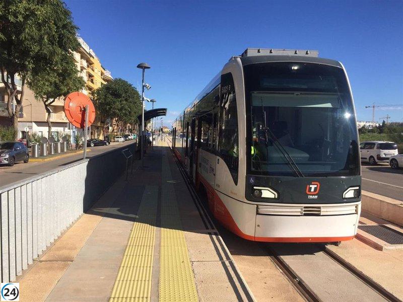 Mazón resalta que el TRAM de Benidorm a Dénia ofrecerá viajes anuales ininterrumpidos a más de un millón de usuarios.