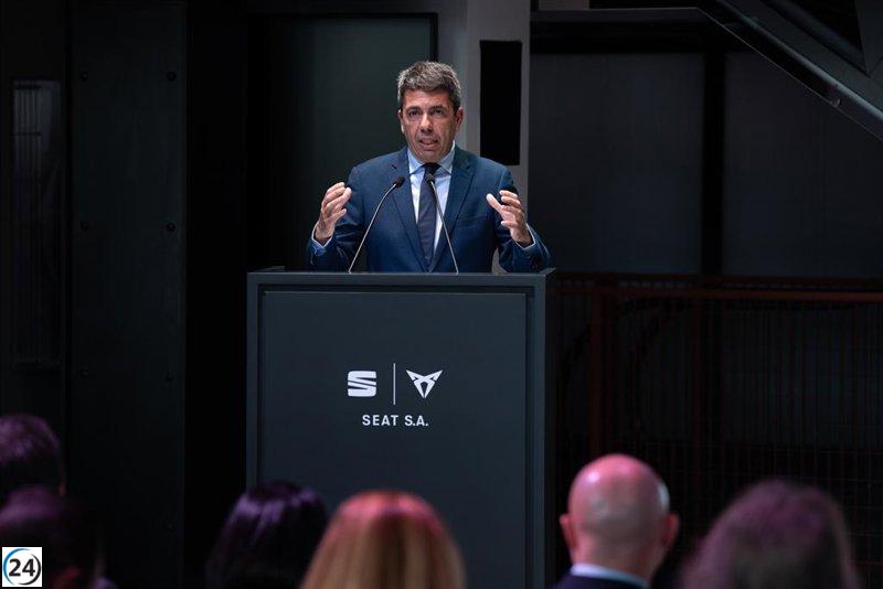 Mazón solicita a Hereu que el Plan Moves y las ayudas para la DANA cuenten con 