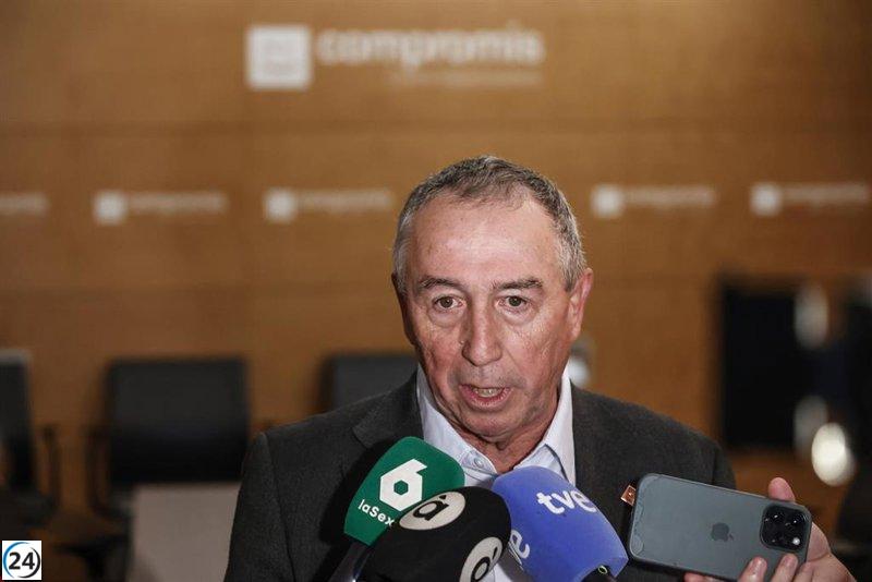 Baldoví urge a PSOE y PP a acelerar la reforma de financiación y eliminar la deuda.