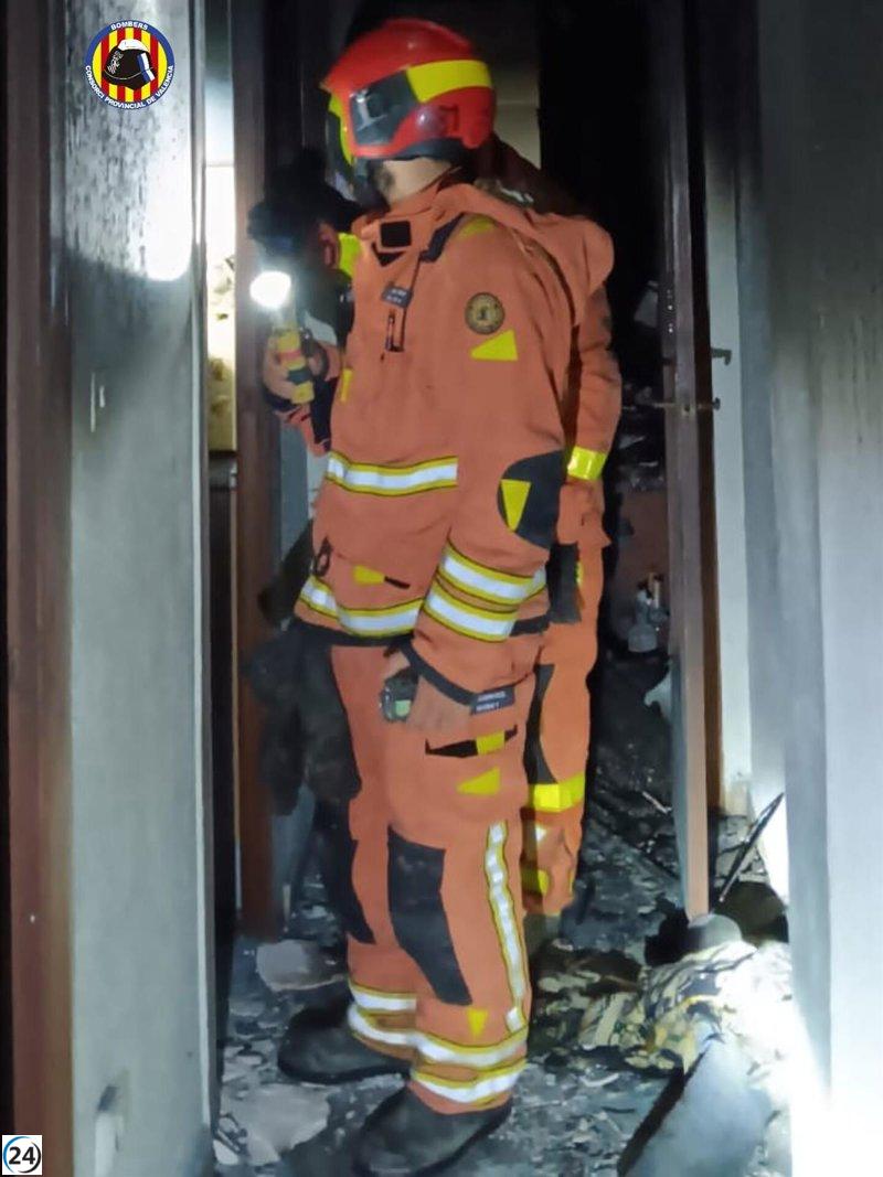 Incendio en casa de Torrent deja 11 heridos, incluyendo a un bebé de 21 meses.