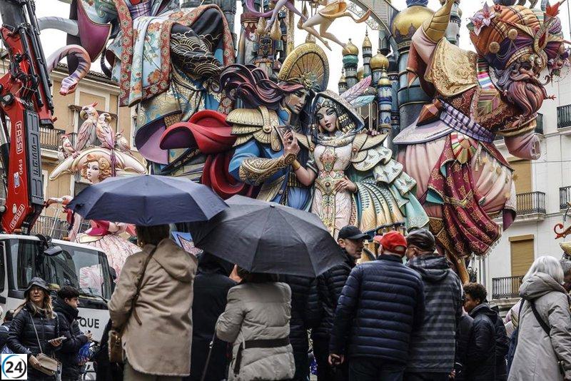 Fallas 2025: Una de las tres ediciones más heladas del siglo.