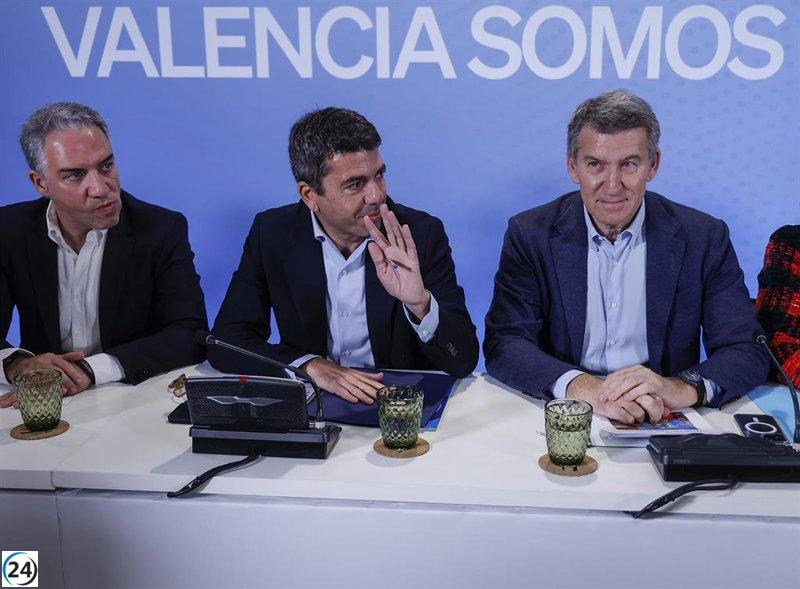 Bendodo reafirma el respaldo del PP a Mazón para la reconstrucción a pesar de las críticas.