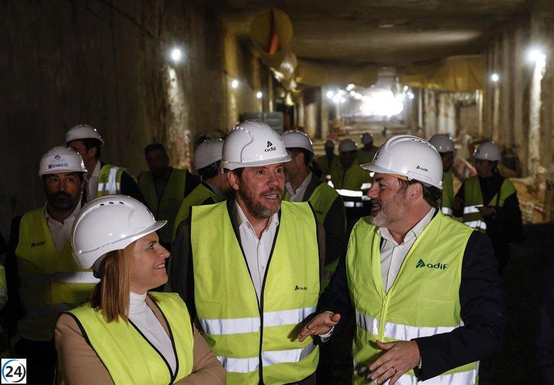 Puente asegura que el Canal de Acceso estará terminado en tres años tras entrar en su etapa más eficiente.