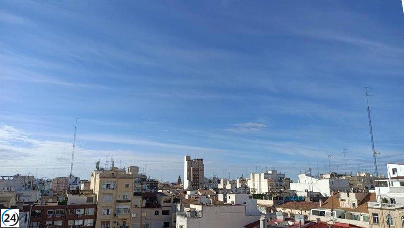 Valencia: Cielo despejado y temperaturas en aumento este Viernes Santo.