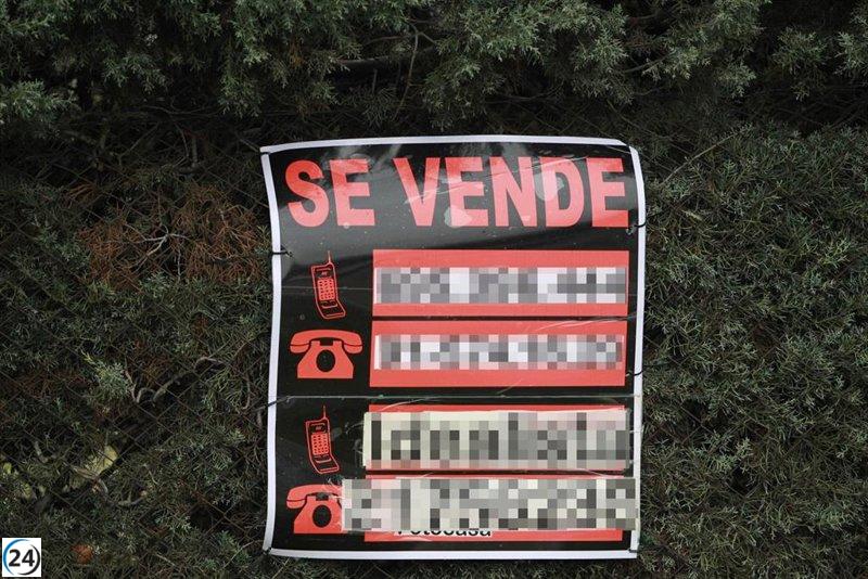 Aumento del 3,6% en la venta de viviendas en la Comunitat Valenciana en febrero, alcanzando 454 transacciones.