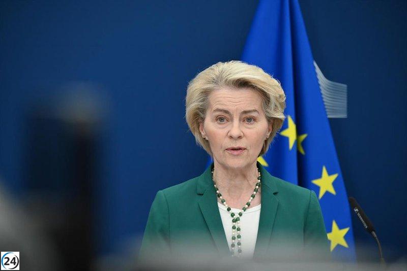Von der Leyen visitará a víctimas de la dana el 13 de mayo en Bruselas, no en el congreso del PPE en Valencia.