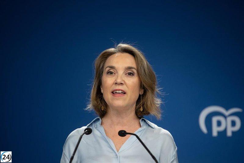 Gamarra defiende el derecho de protesta ante posibles manifestaciones contra Mazón en el congreso del PPE.