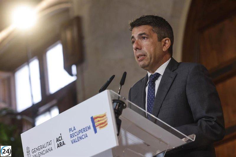 Mazón critica al Gobierno por las normas del Tajo-Segura: 