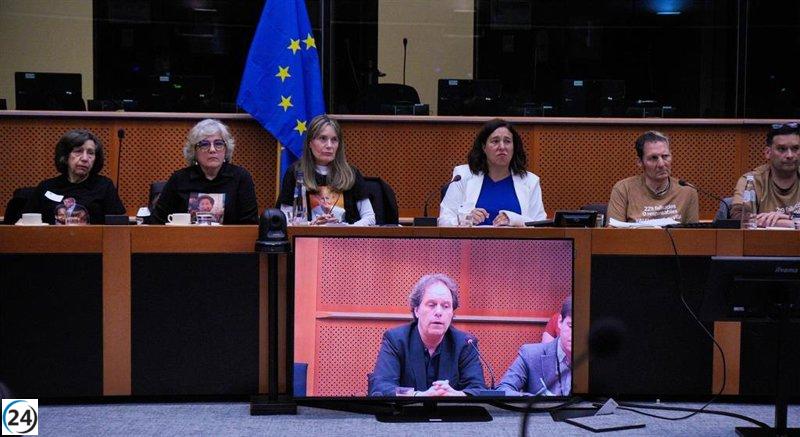 PSPV y Compromís subrayan que el Parlamento Europeo es actualmente el refugio de las víctimas de la dana, a las que se les ha hecho escuchar tras seis meses.