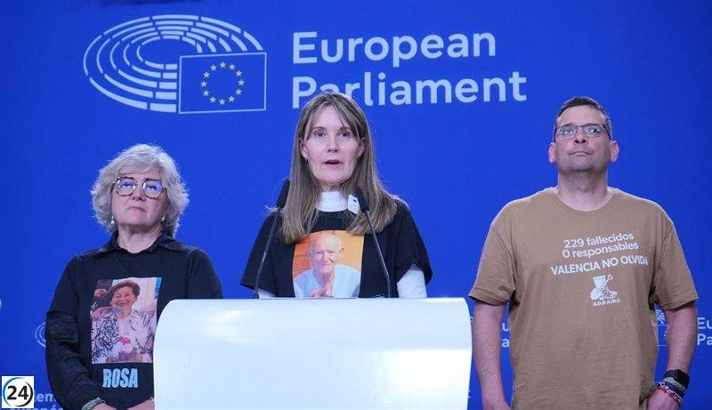 Víctimas de la dana exigen comparecer ante el PE con apoyo del PP.