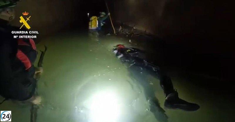 Exploran túneles de central hidroeléctrica en Pedralba en búsqueda de desaparecido tras la dana.