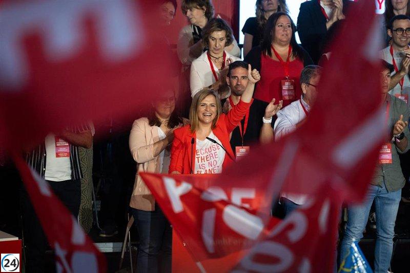 El PSPV presenta a Pilar Bernabé como su candidata a la alcaldía de València.