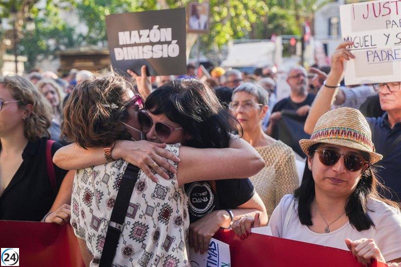 Séptima protesta contra Mazón pide su renuncia por falta de aviso ante la dana: 