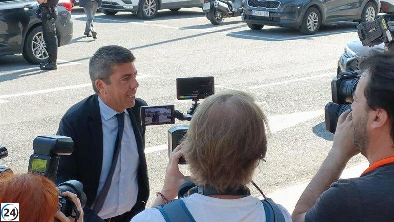 Mazón asegura que la huelga general por la dana no afecta a los servicios públicos.