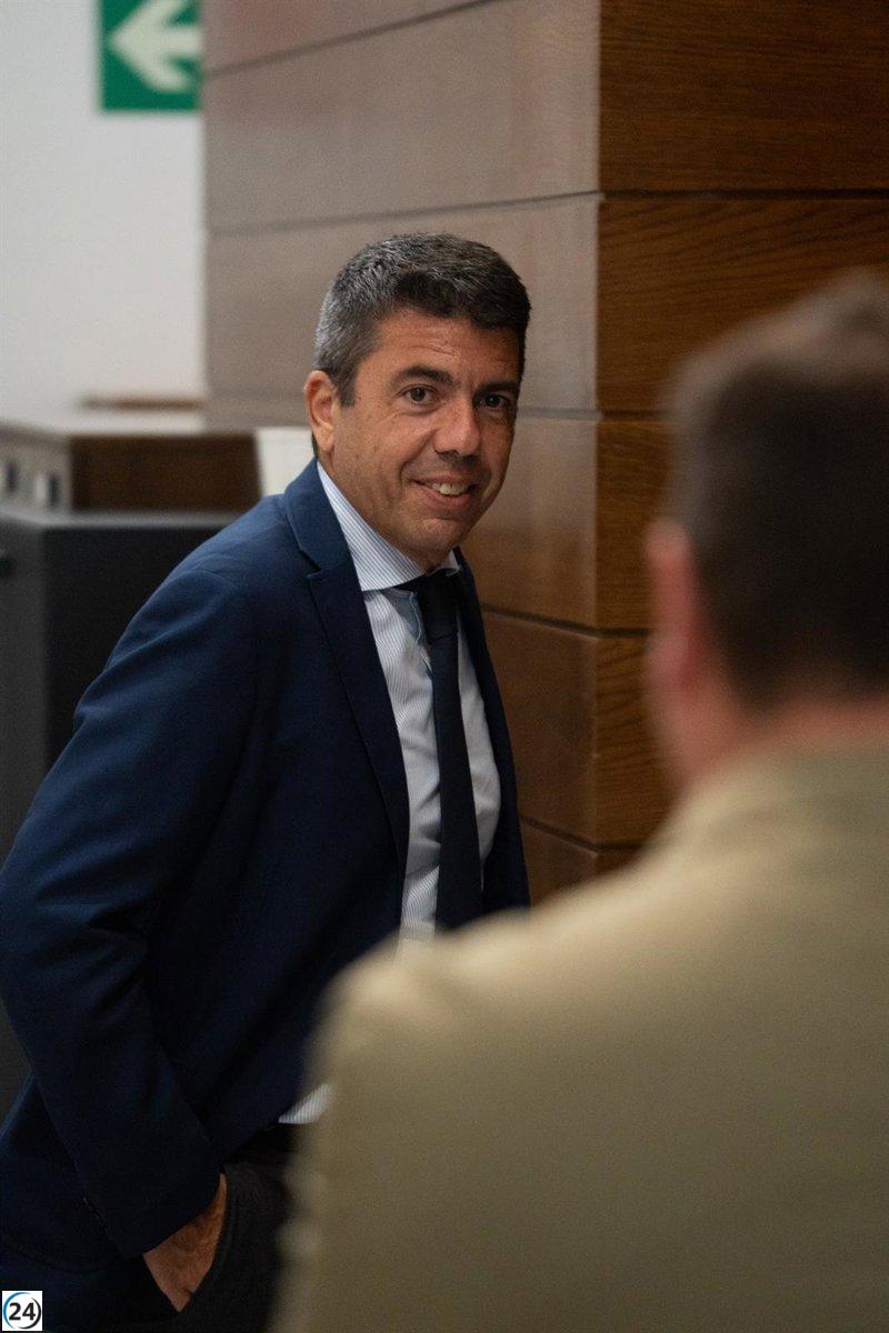 Mazón considera que los Presupuestos son clave para fortalecer la región golpeada por la dana.