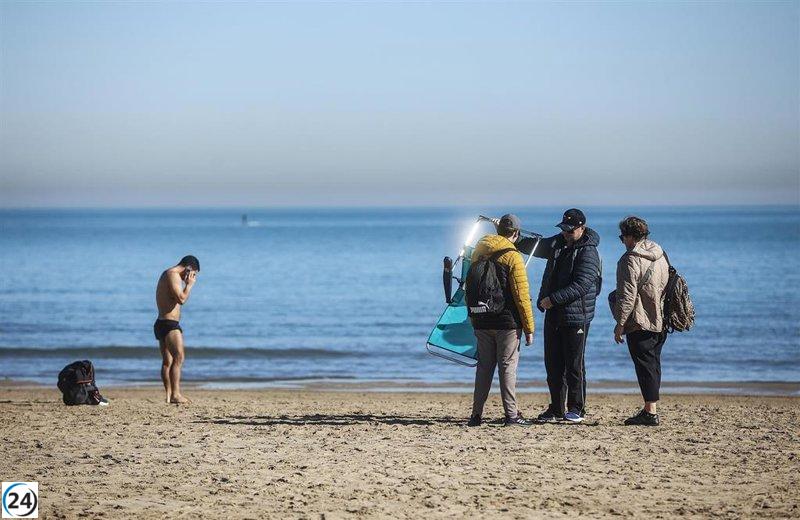 Temperaturas descienden notablemente este domingo en Valencia y el norte de Alicante.