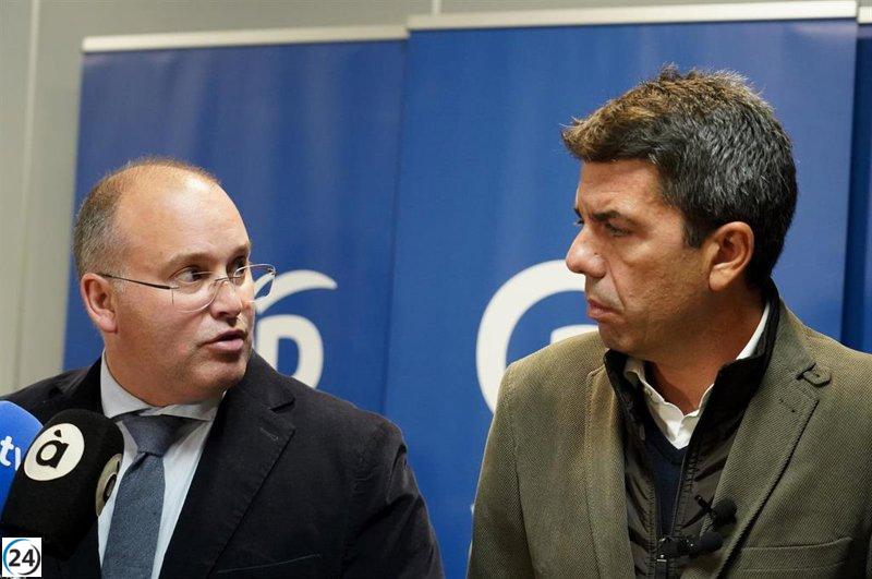 Mazón elogia a Tellado como nuevo líder del PP: 